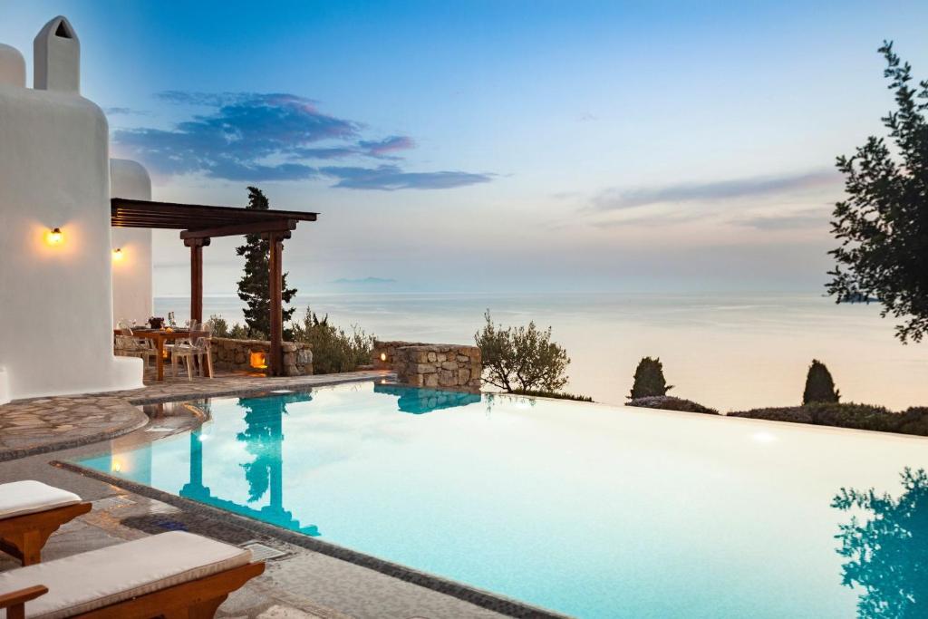 Excellent Mykonos Villa Villa Aphrodite 5 Bedrooms Stunning Sea Views Psarrou