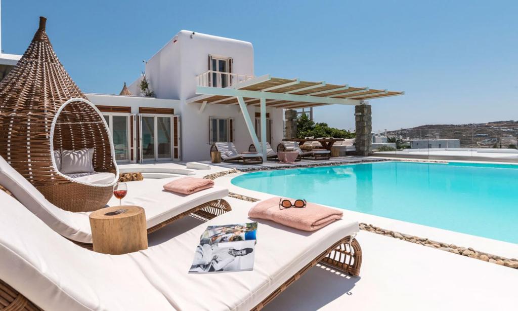 Luxury Ocean View Villa Mykonos Town Centre