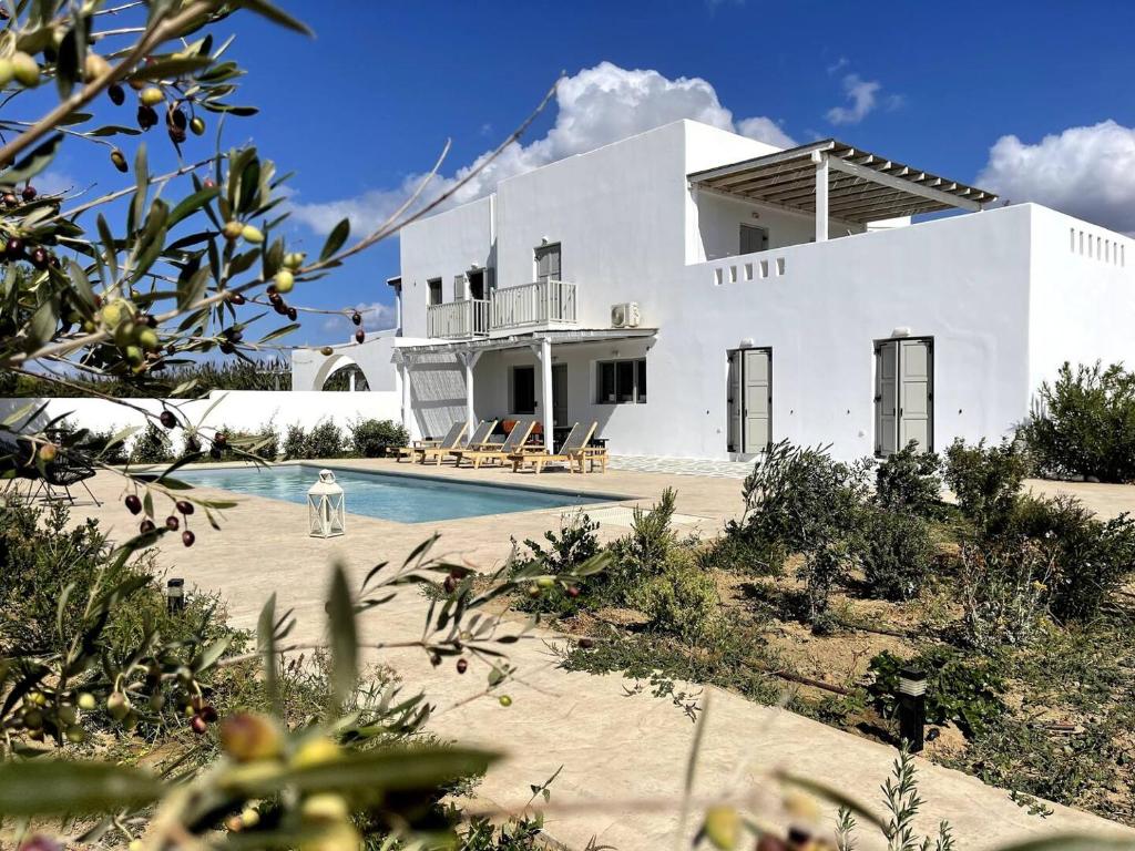 White Pearl Villa Naxos with Private Swimming Pool